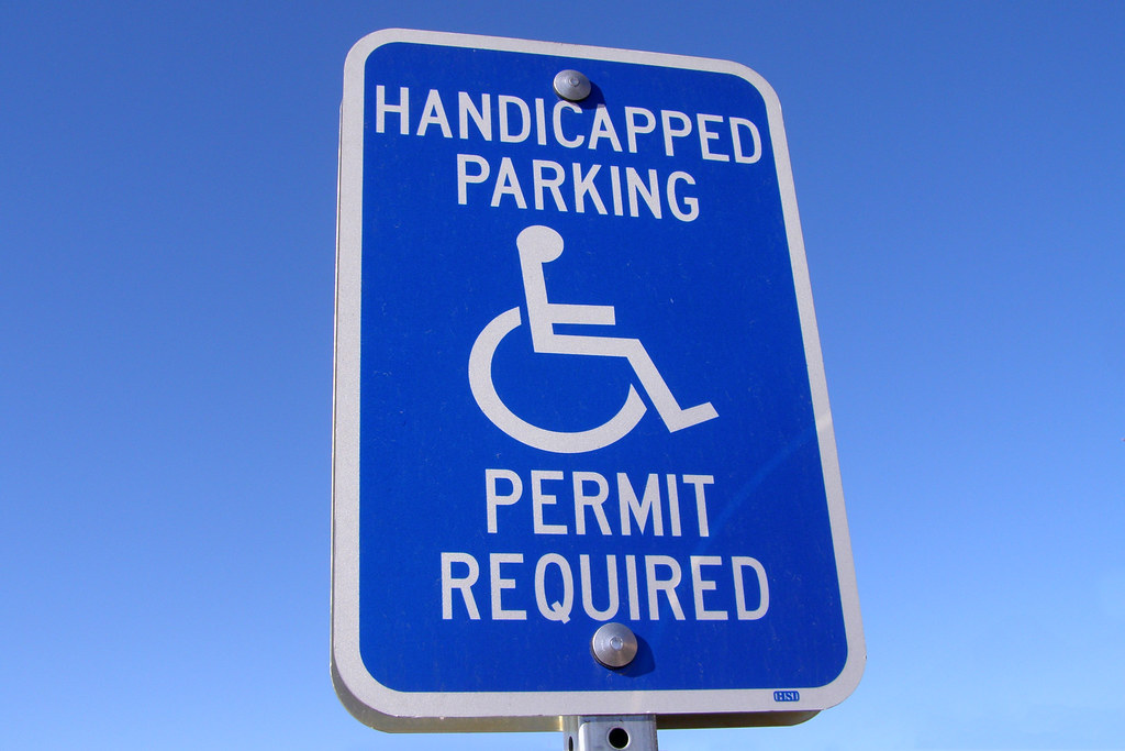 handicapped parking sign